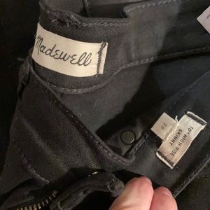 Marekwell long 10 inch high rise size 28 black jeans barely worn